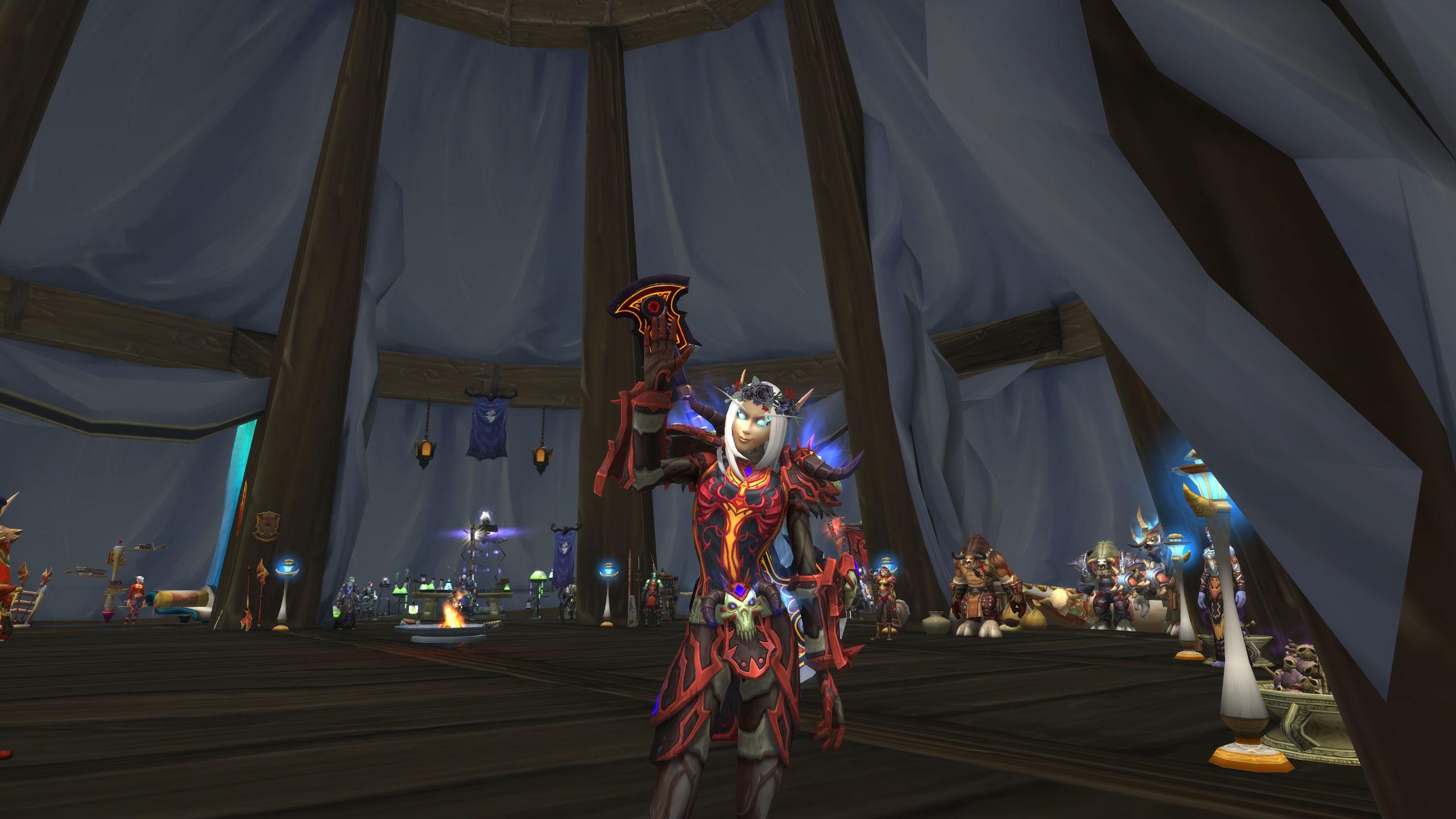 Blood Elf Death knight , Argent Tournament , Horde camp